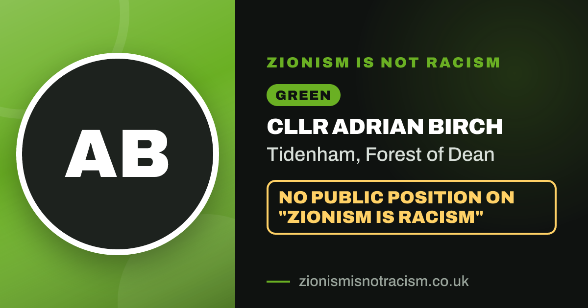 Share image: Cllr Adrian Birch, Tidenham ward, Forest of Dean