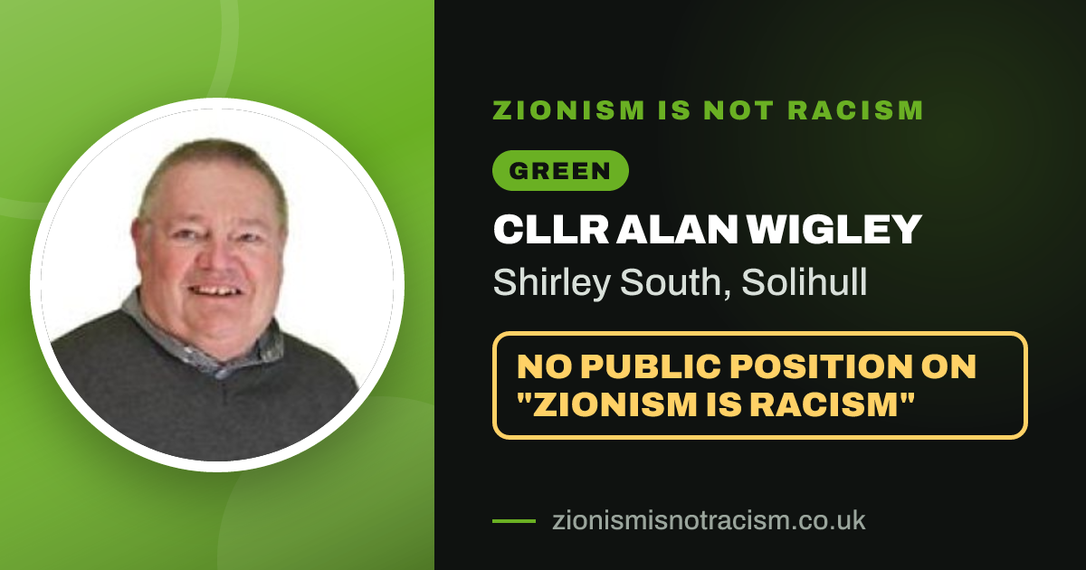 Share image: Cllr Alan Wigley, Shirley South ward, Solihull