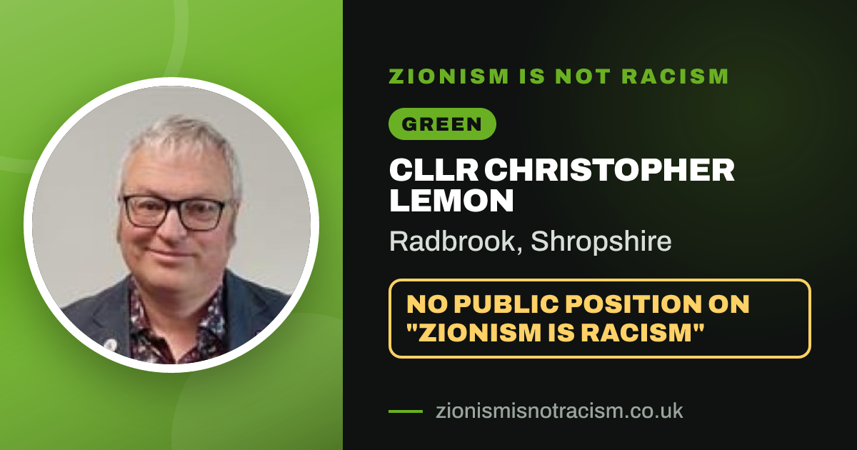 Share image: Cllr Christopher Lemon, Radbrook ward, Shropshire