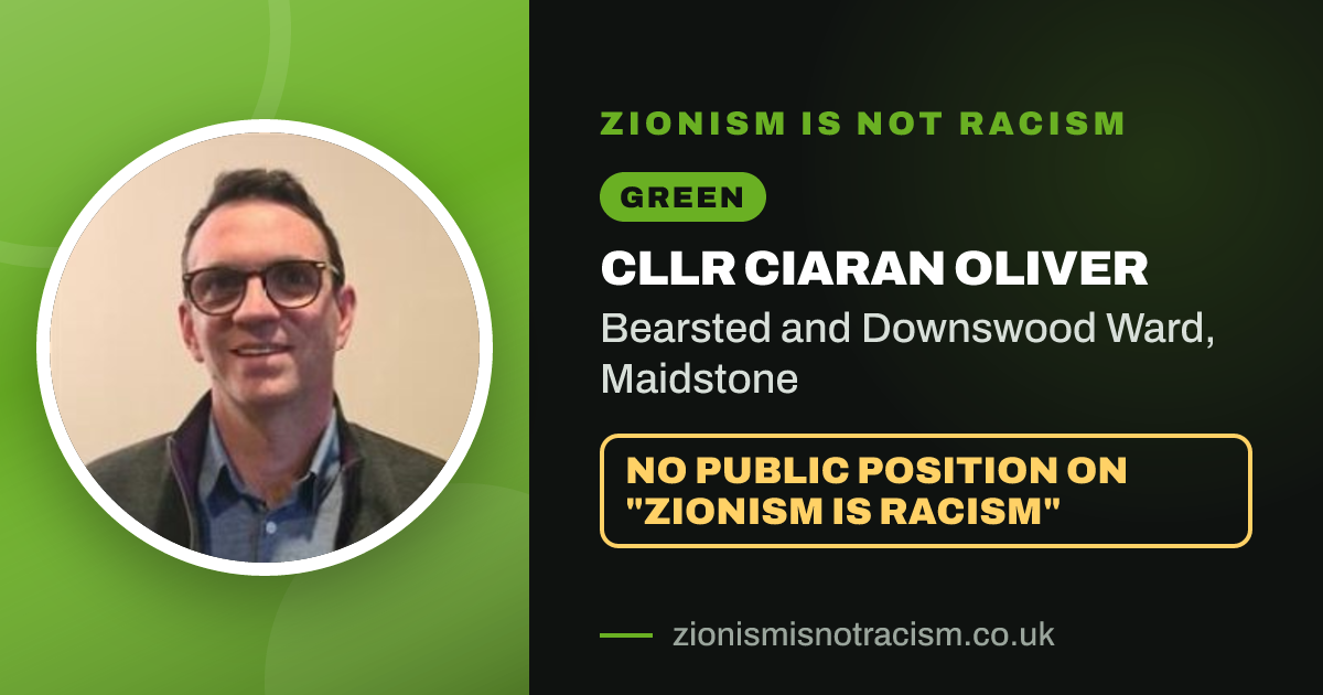 Share image: Cllr Ciaran Oliver, Bearsted and Downswood Ward ward, Maidstone