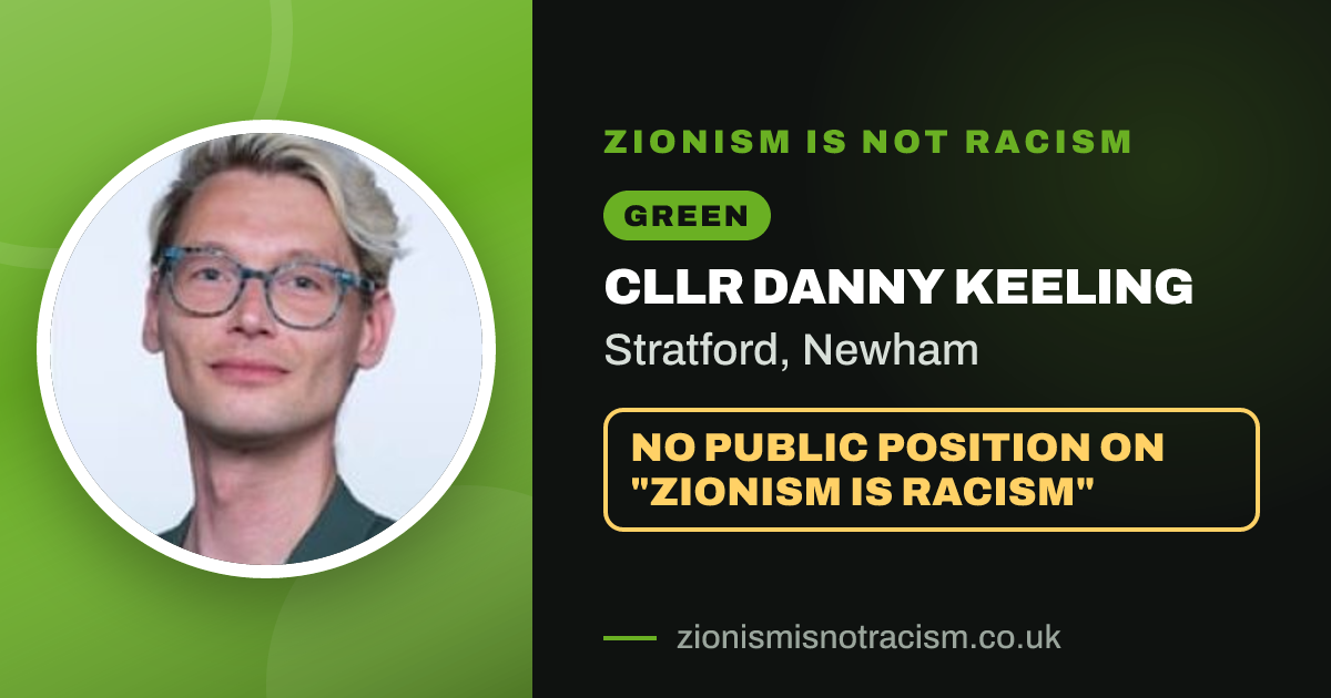 Share image: Cllr Danny Keeling, Stratford ward, Newham