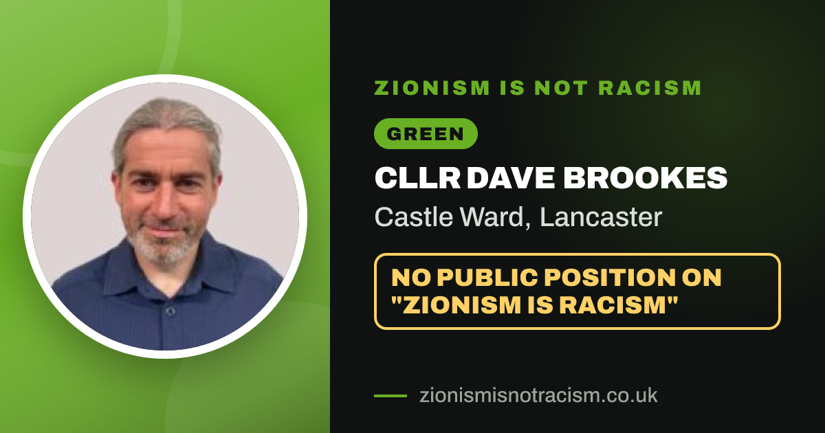 Share image: Cllr Dave Brookes, Castle Ward ward, Lancaster