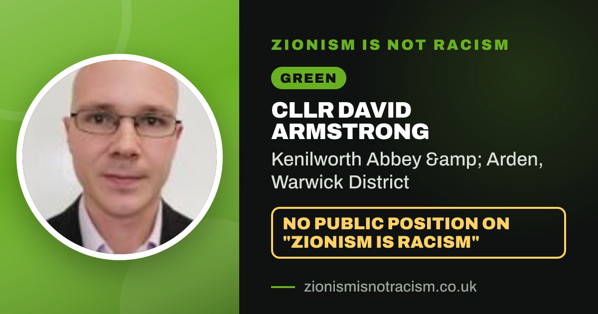 Share image: Cllr David Armstrong, Kenilworth Abbey & Arden ward, Warwick District