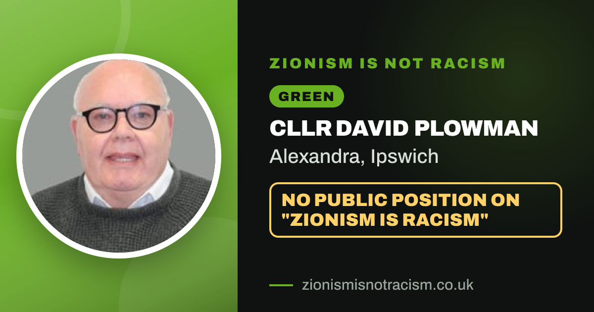 Share image: Cllr David Plowman, Alexandra ward, Ipswich