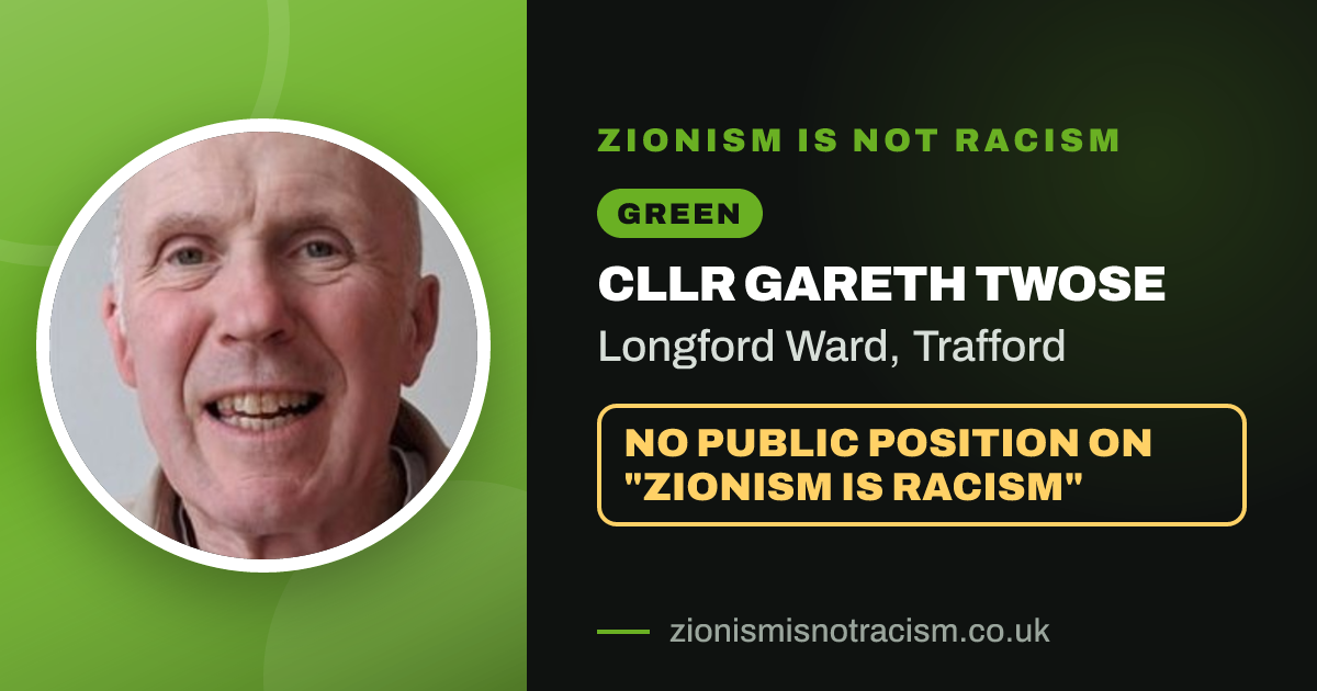 Share image: Cllr Gareth Twose, Longford Ward ward, Trafford
