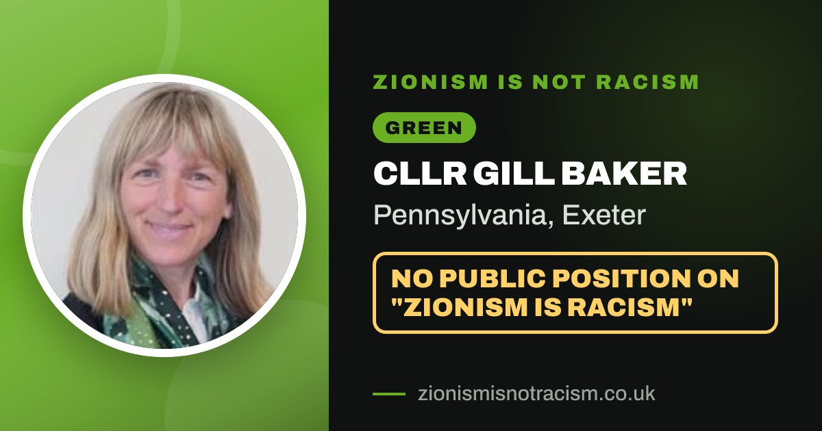 Share image: Cllr Gill Baker, Pennsylvania ward, Exeter