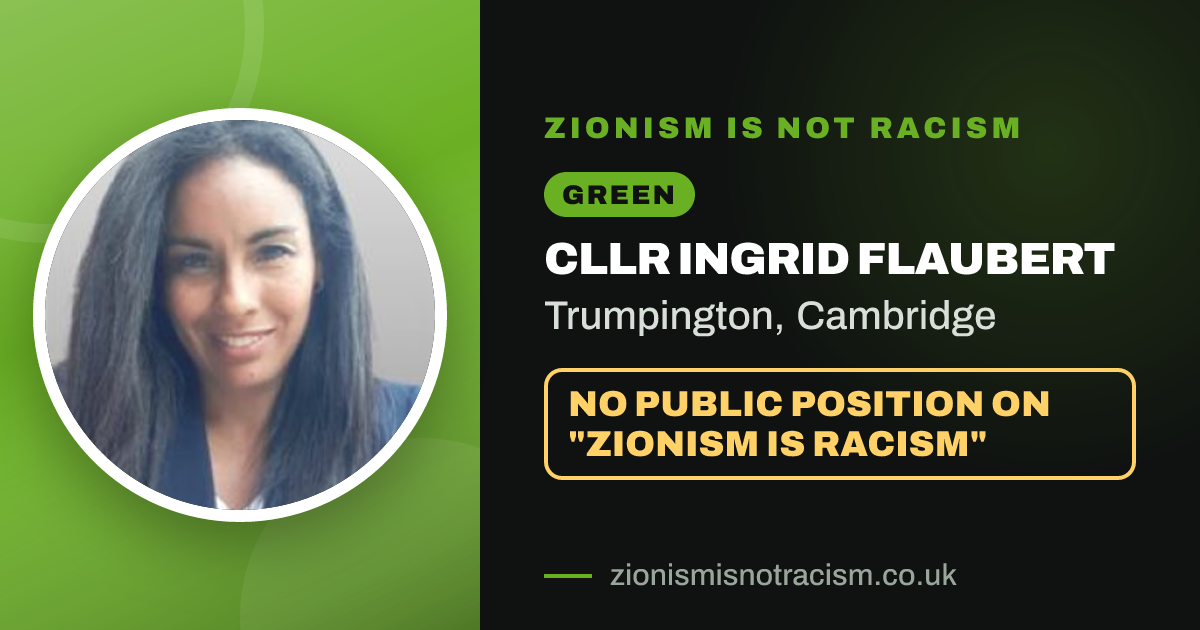 Share image: Cllr Ingrid Flaubert, Trumpington ward, Cambridge
