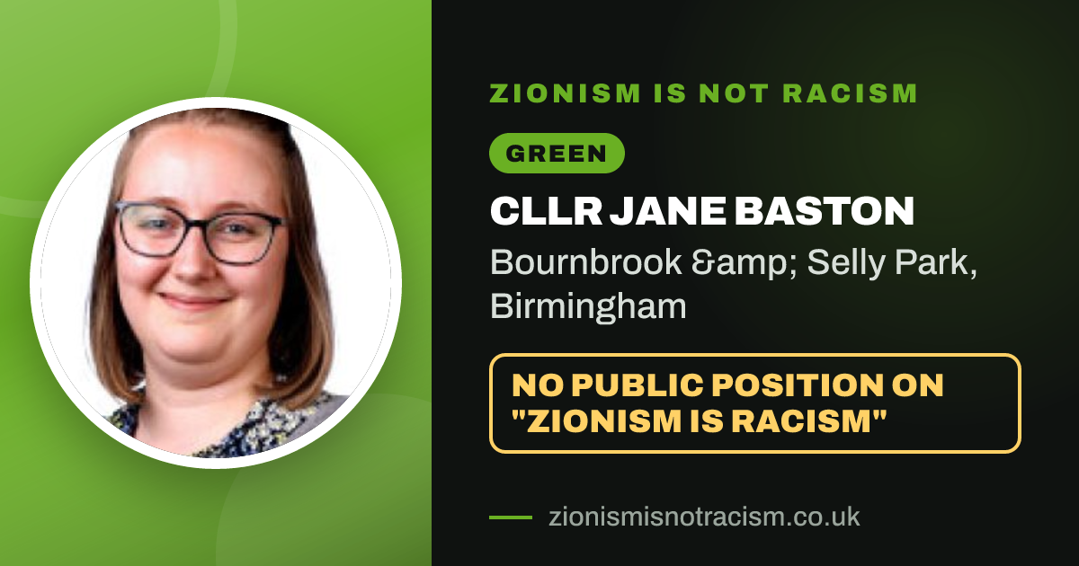 Share image: Cllr Jane Baston, Bournbrook & Selly Park ward, Birmingham