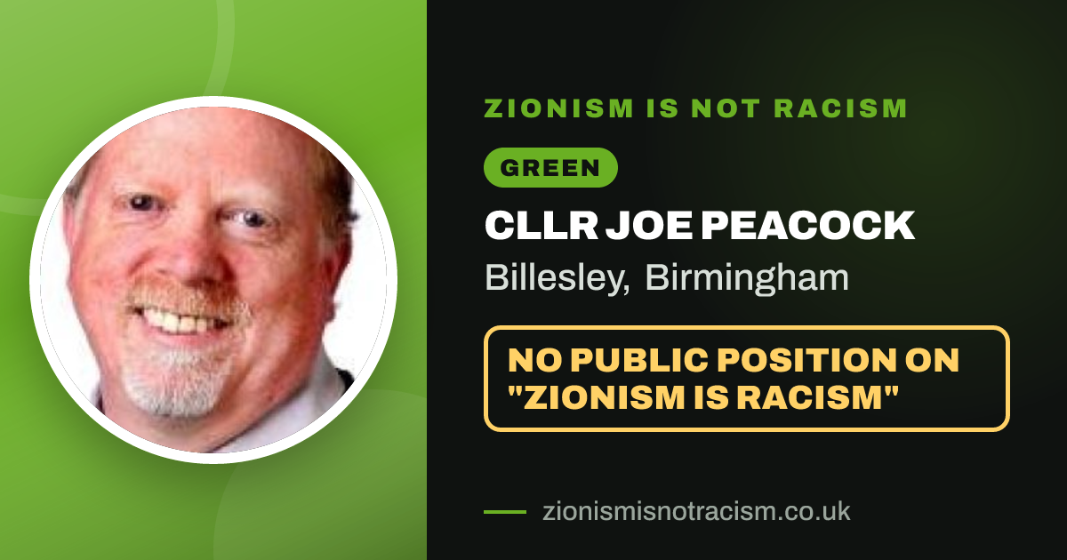 Share image: Cllr Joe Peacock, Billesley ward, Birmingham