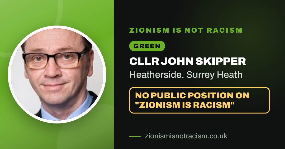 Share image: Cllr John Skipper, Heatherside ward, Surrey Heath