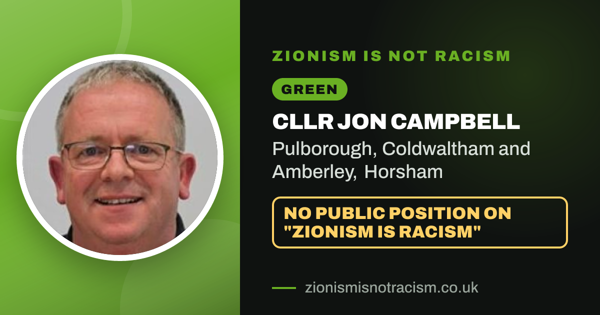 Share image: Cllr Jon Campbell, Pulborough, Coldwaltham and Amberley ward, Horsham