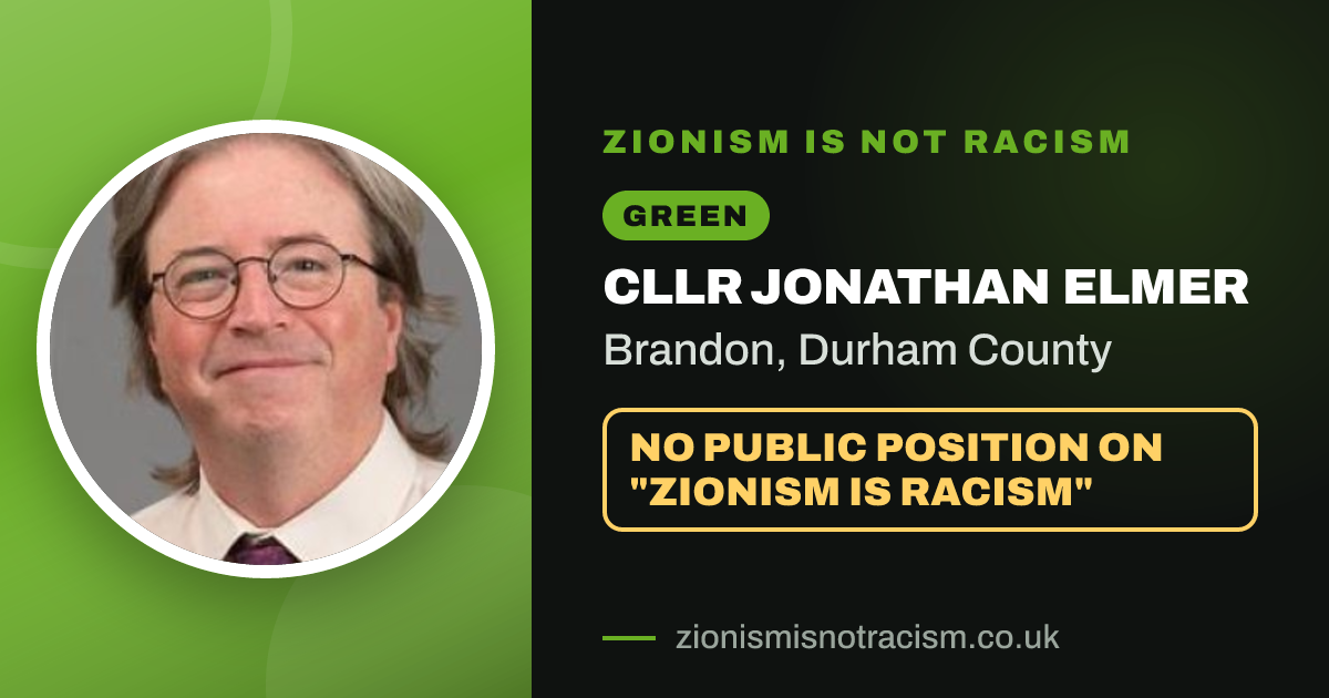 Share image: Cllr Jonathan Elmer, Brandon ward, Durham County