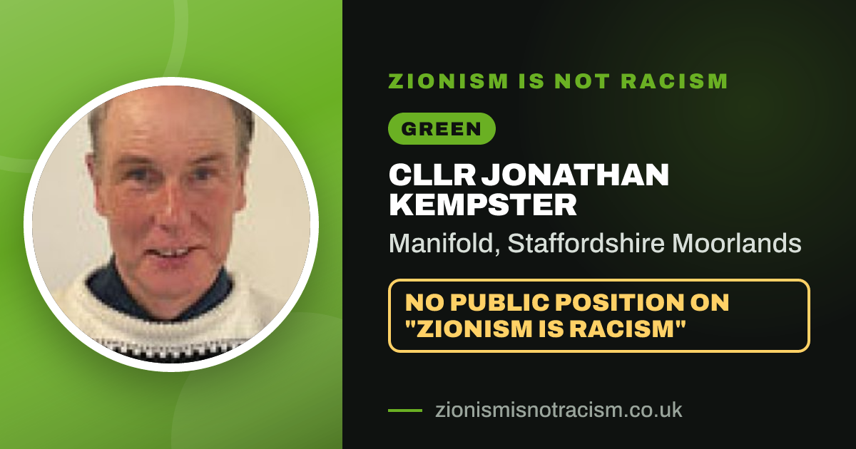 Share image: Cllr Jonathan Kempster, Manifold ward, Staffordshire Moorlands