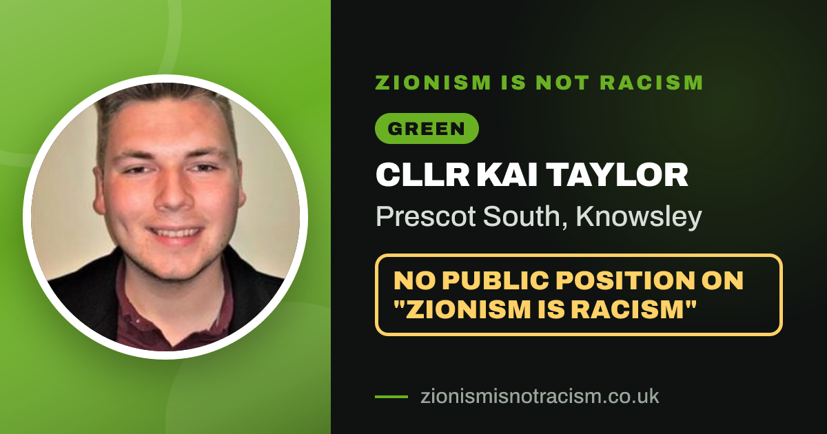 Share image: Cllr Kai Taylor, Prescot South ward, Knowsley