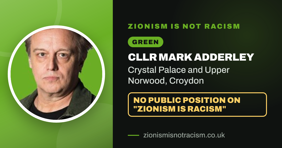 Share image: Cllr Mark Adderley, Crystal Palace and Upper Norwood ward, Croydon