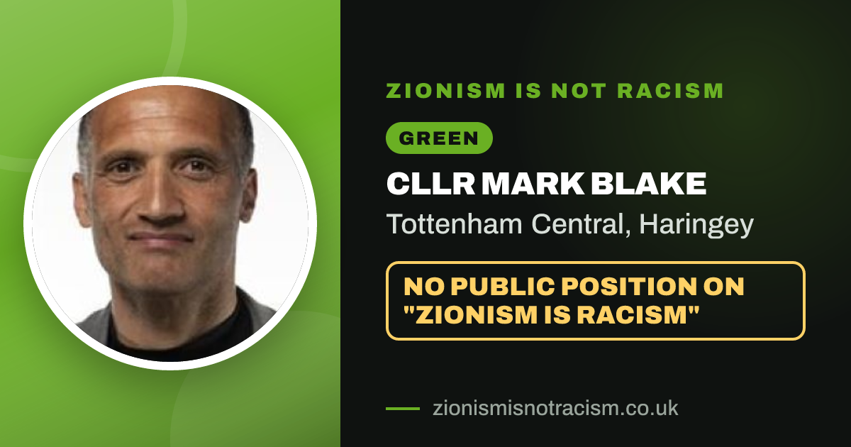 Share image: Cllr Mark Blake, Tottenham Central ward, Haringey