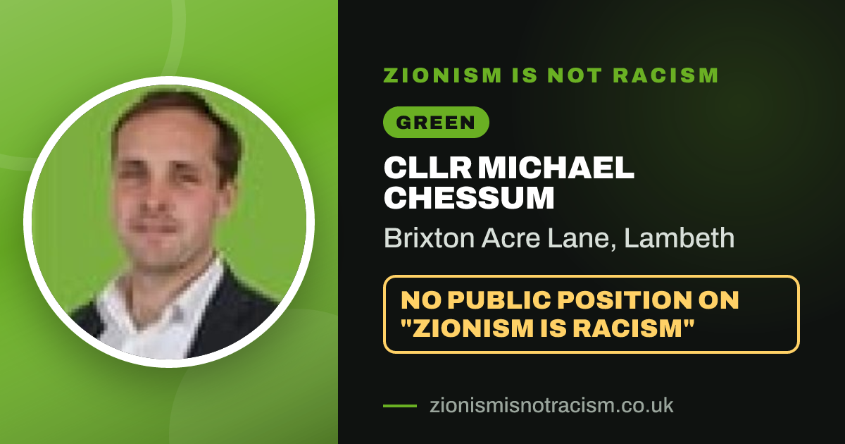 Share image: Cllr Michael Chessum, Brixton Acre Lane ward, Lambeth