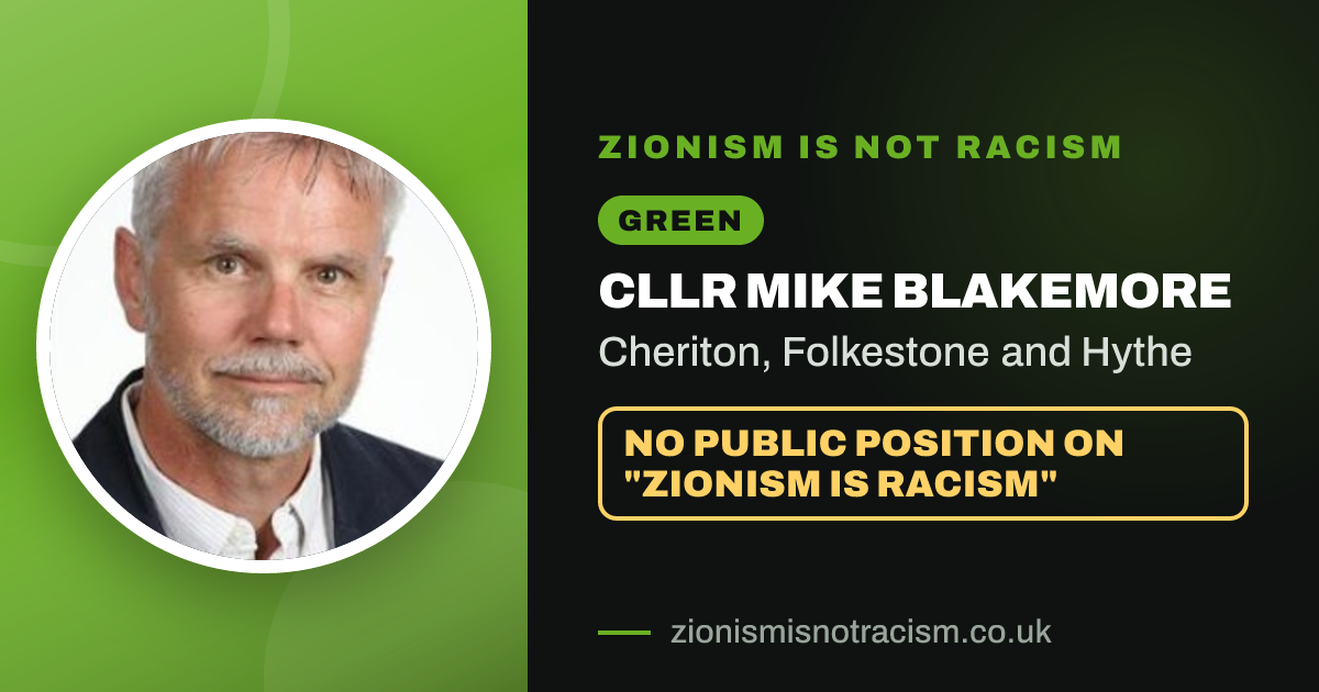 Share image: Cllr Mike Blakemore, Cheriton ward, Folkestone and Hythe