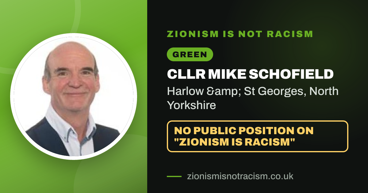 Share image: Cllr Mike Schofield, Harlow & St Georges ward, North Yorkshire