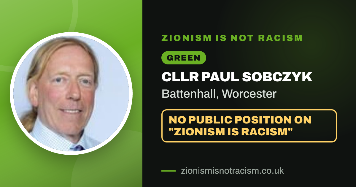 Share image: Cllr Paul Sobczyk, Battenhall ward, Worcester