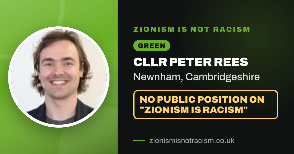 Share image: Cllr Peter Rees, Newnham ward, Cambridgeshire
