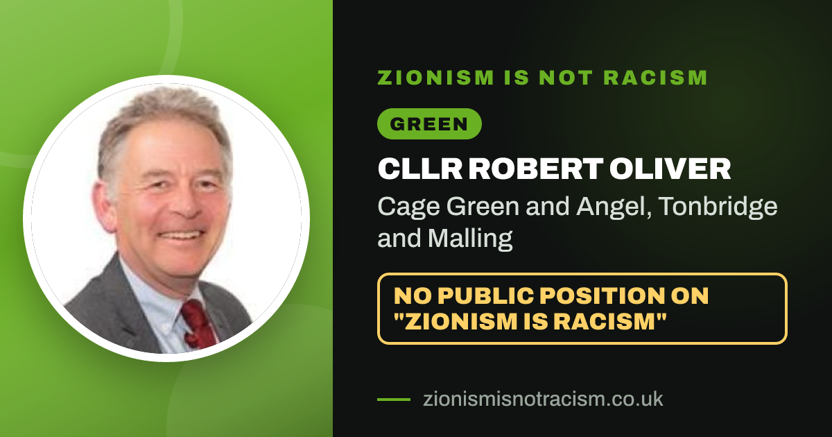 Share image: Cllr Robert Oliver, Cage Green and Angel ward, Tonbridge and Malling