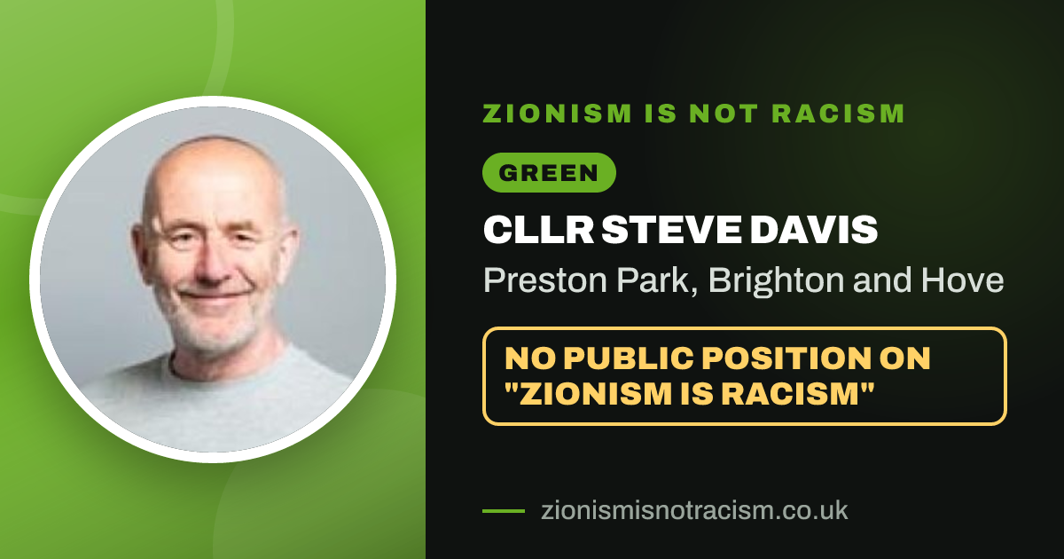 Share image: Cllr Steve Davis, Preston Park ward, Brighton and Hove