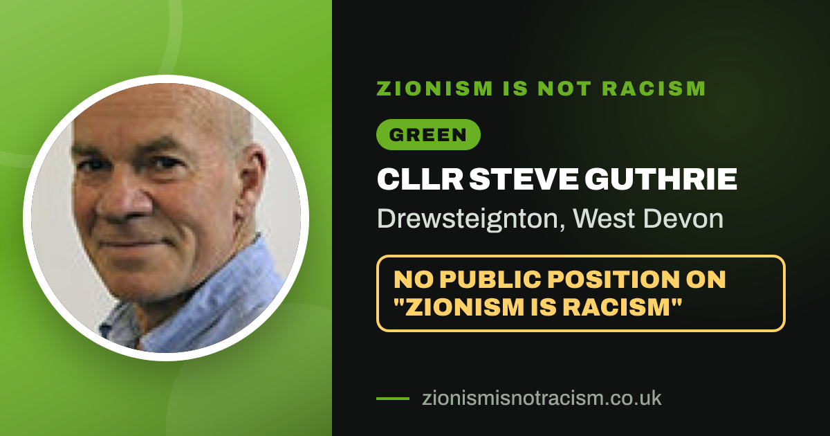 Share image: Cllr Steve Guthrie, Drewsteignton ward, West Devon