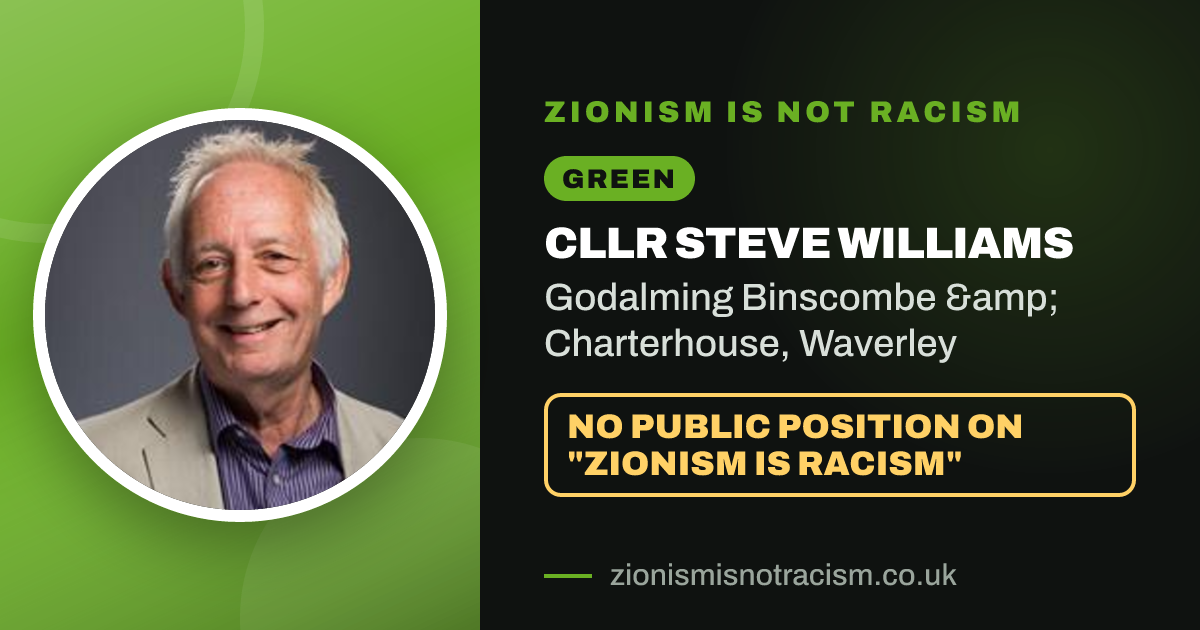 Share image: Cllr Steve Williams, Godalming Binscombe & Charterhouse ward, Waverley