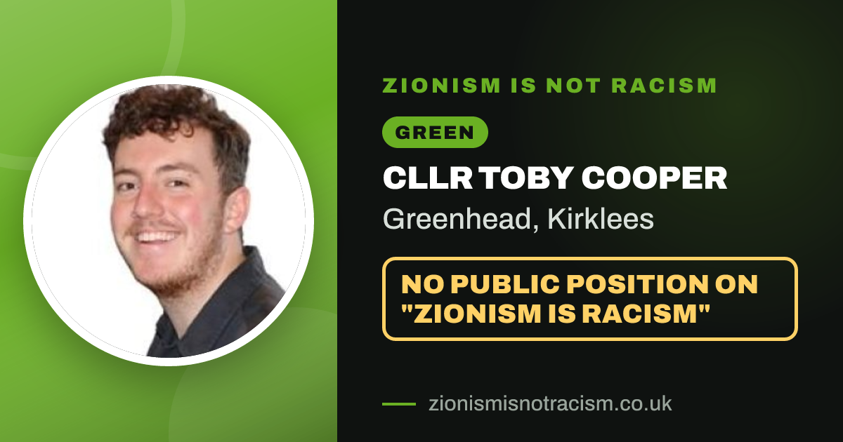 Share image: Cllr Toby Cooper, Greenhead ward, Kirklees